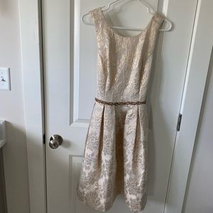 Gold & Cream Eliza J dress